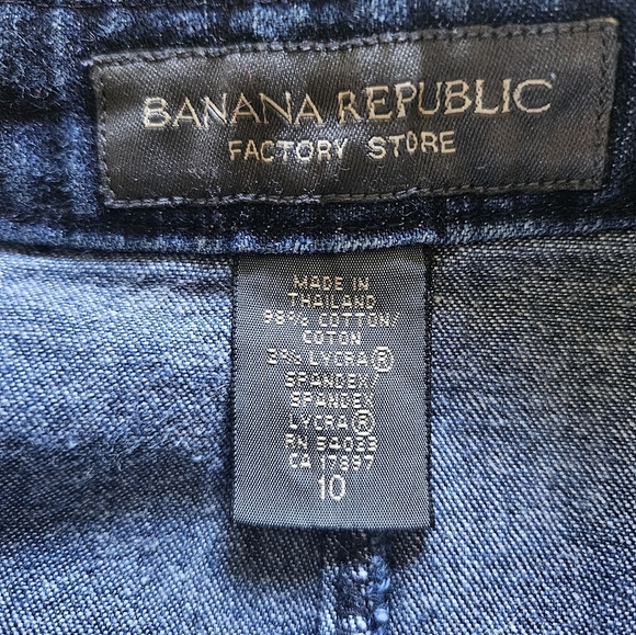 Banana Republic Button Down Denim Skirt Women 10 - Picture 3 of 3